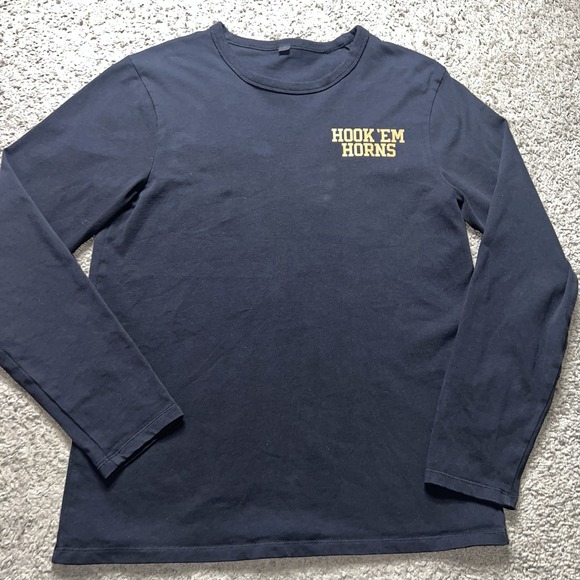 Lululemon Texas Longhorns Shirt Men M Black Long Sleeve Stretch NCAA College - Picture 2 of 6